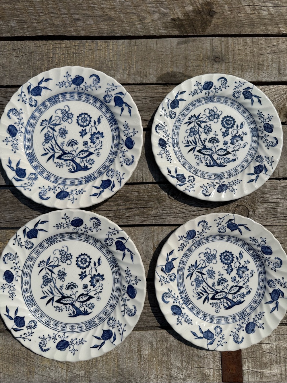 Vintage Johnson Brothers Nordic Blue plates & bowls